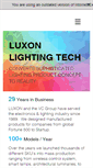 Mobile Screenshot of luxonlighting.com